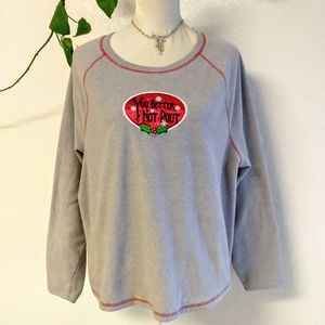 Mary Engelbreit Xmas Fleece Pullover Sweatshirt